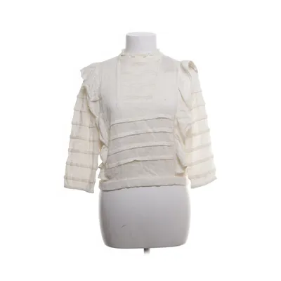 Blouse (Wit) van Costes Rebel Katoen, Linnen