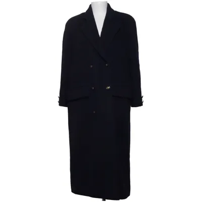 Manteau (Bleu) de Ebba Jensen Polyamide, Laine