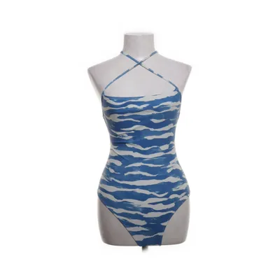 Maillot de bain une pièce (Bleu, Blanc) de Arket Élasthane, Polyamide, Polyester recyclé