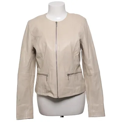 Leather jacket (Beige) from 2-Biz Leather, Polyester