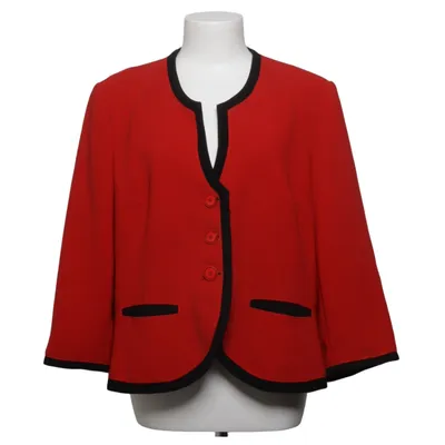 Blazer (Rød, Sort) fra Elinette Acetat, Polyester