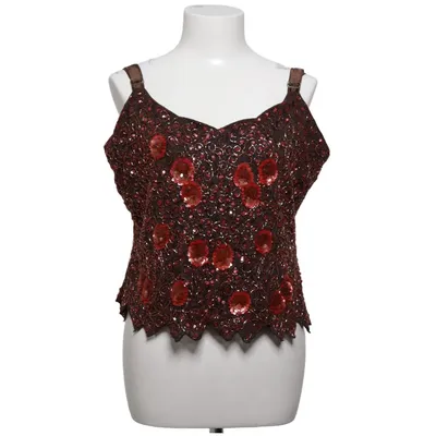 Top (Brown) from Helline Elastane, Polyamide, Polyester