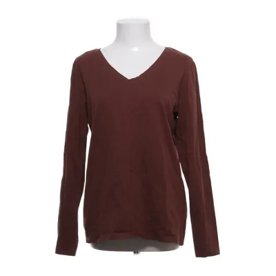 Lange mouwen shirt (Bruin) van Janina Katoen, Elastaan