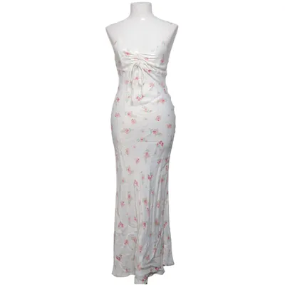 Maxi dress (White, Pink, Green) from Zara Elastane, Viscose