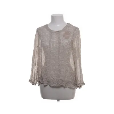 Blus (Beige, Grå) från Custommade Silke