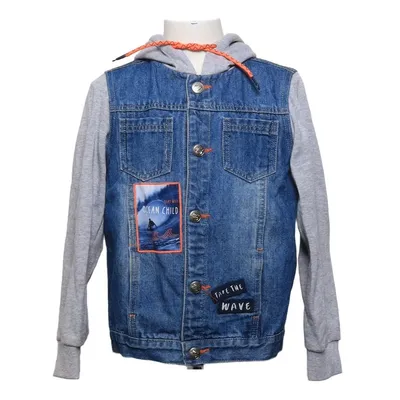 Jeansjacka (Blå, Grå) från Futurino Bomull, Polyester, Viskos