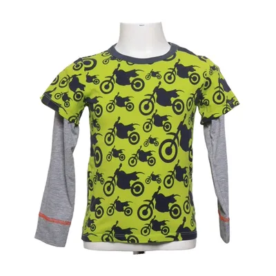 T-shirt à manches longues (Vert, Gris, Multicolore) de Me&i Coton, Élasthane, Polyester