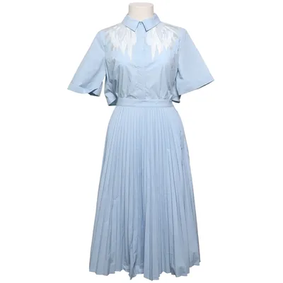 Klänning (Blå) från Maje Bomull, Polyester, Viskos