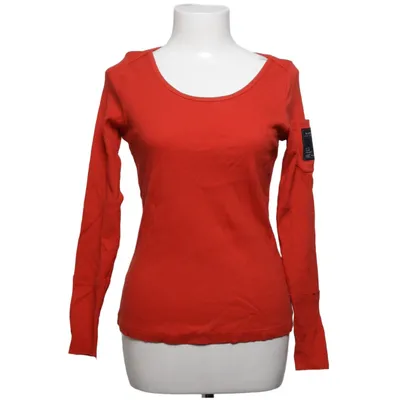 Long sleeve T-shirt (Red) from By o la la..! Cotton, Elastane