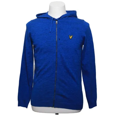 Huvtröja (Blå) från Lyle & Scott Bomull, Polyester