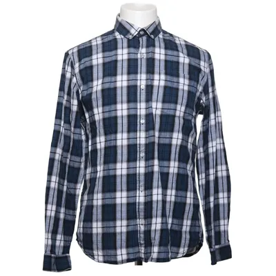 Flanellen overhemd (Blauw, Wit, Grijs) van Shine Original Katoen