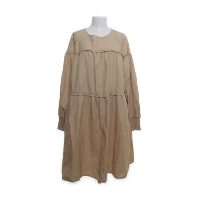 Klänning (Beige) från Soyaconcept Ekologisk bomull, Återvunnen polyester