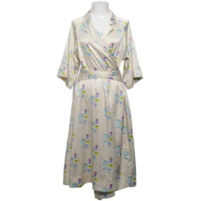 Wikkeljurk (Beige, Meerkleurig) van Ganni