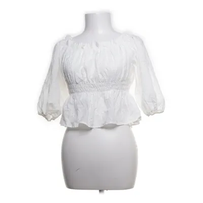 Crop top (Wit) van Zara Katoen, Polyester