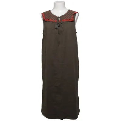 Jurk (Bruin, Rood) van Boden Katoen, Polyester