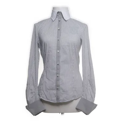 Shirt (Blauw, Wit) van Claudia Sträter Katoen, Elastaan, Polyamide
