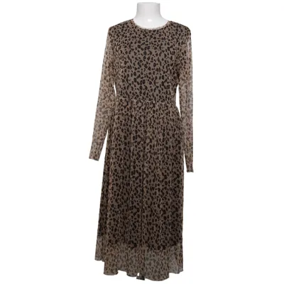 Maxi dress (Beige, Black) from Visual Clothing Project Polyester