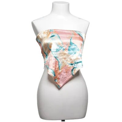 Tubetop (Pink, Flerfarvet) fra Missy Empire