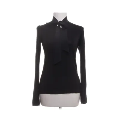Strikblouse (Zwart) van Hallhuber Elastaan, Zijde, Viscose