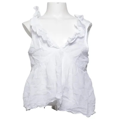 Top (Weiß) von Gina Tricot Baumwolle