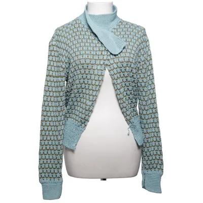 Strickjacke (Braun, Türkis) von Dagmar Baumwolle