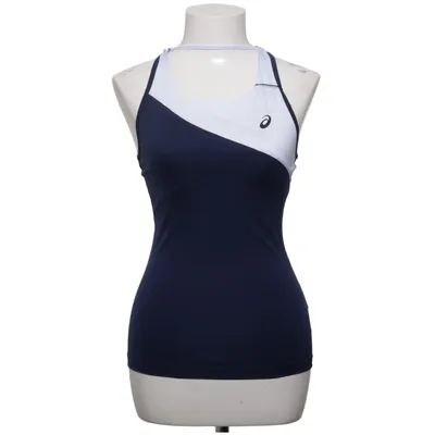 Débardeur de sport (Bleu, Blanc) de Asics Élasthane, Polyester