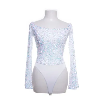 Romper (Wit, Meerkleurig) van Lucy in the Sky Polyester