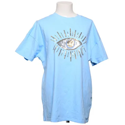 T-shirt (Bleu) de Yu & Me Coton, Élasthane