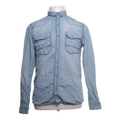 Denim blouse (Blauw) van Emilio Katoen, Linnen