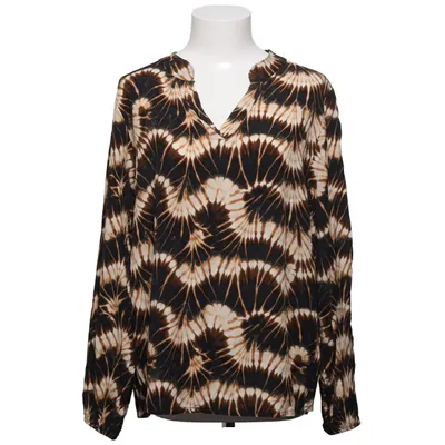 Bluse (Brun, Sort, Beige) fra Gemini Viscose
