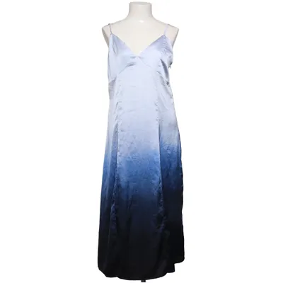 Maxi dress (Blue, Gray) from Pull & Bear Polyester