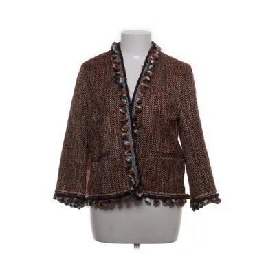 Kavaj (Brun, Flerfärgad) från Zara Woman Akryl, Bomull, Polyester, Viskos