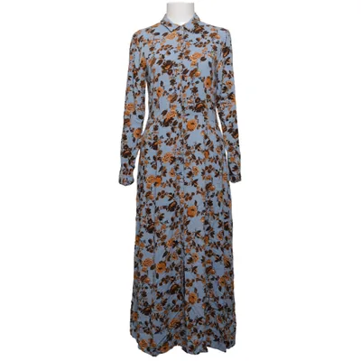 Maxi jurk (Blauw, Bruin, Meerkleurig) van Ichi Viscose