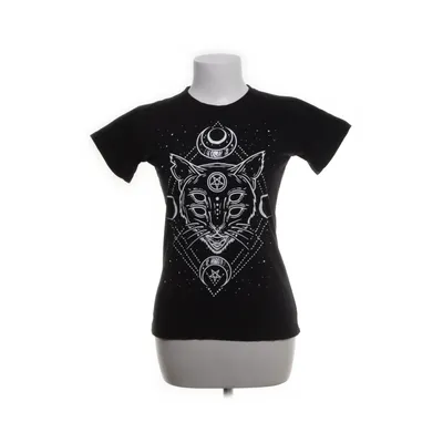 T-shirt (Svart, Vit) från Restyle Bomull