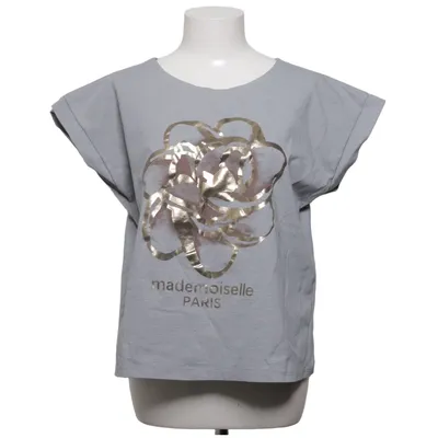 T-shirt (Gris, Or) de Mademoiselle R Élasthane, Polyamide