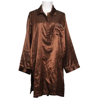 Dressing gown (Brown) from Selection Cotton, Polyester