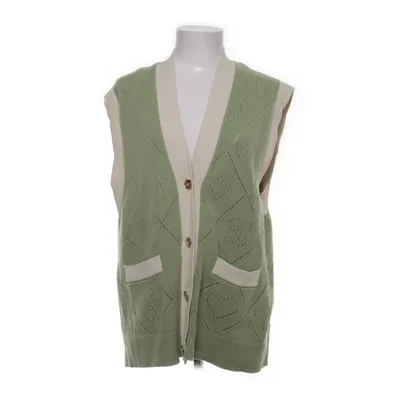Gilet (Groen, Beige) van Sandro Elastaan, Polyamide, Viscose, Wol