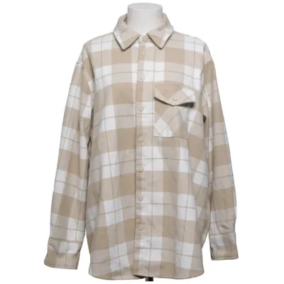 Overshirt (Beige, Wit) van Anika Teller x NA-KD Polyester
