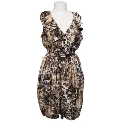Jurk (Bruin, Zwart, Wit) van H&M Polyester