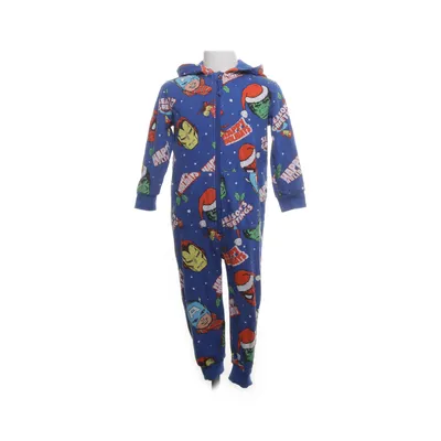 Onesie (Blue, Multicolored) from H&M Cotton, Polyester