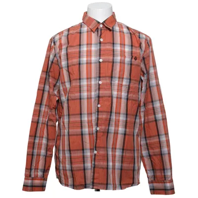 Chemise en flanelle (Orange, Blanc, Gris) de Volcom Coton, Polyester