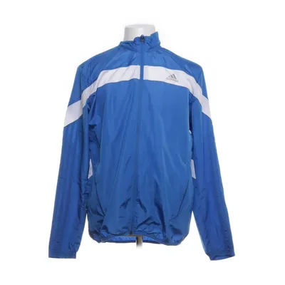 Træningsjakke (Blå, Hvid) fra Adidas Polyester