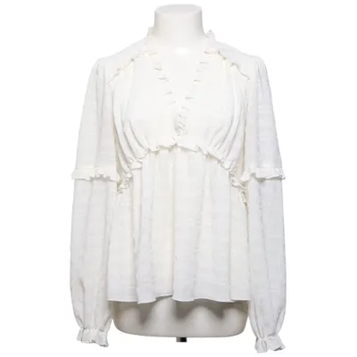 Blouse (Blanc) de NA-KD Élasthane, Polyester