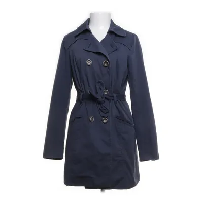 Trenchcoat (Blauw) van ONLY Blue Behavior Katoen, Polyester