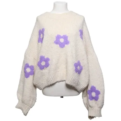 Sweater (Hvid, Lilla, Flerfarvet) fra Ambika Akryl, Polyamid, Viscose, Uld