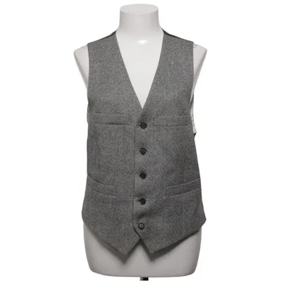 Anzugweste (Grau) von Hackett London Viskose, Wolle