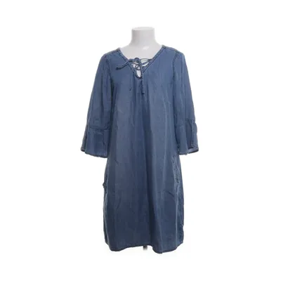 Denim jurk (Blauw) van Gina Katoen, Lyocell, Polyester