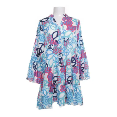 Klänning (Vit, Flerfärgad) från Misslook Bomull, Polyester