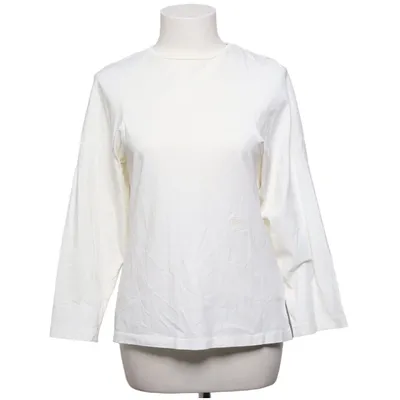 Langarmshirt (Weiß) von Totême Bio-Baumwolle