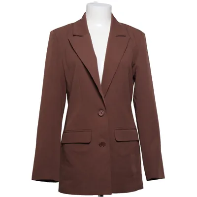 Blazer (Bruin) van Selma Omari x Na-KD Elastaan, Polyester, Viscose